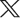 X social network icon. 